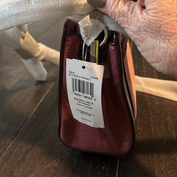 SOLD ‼️NWT Coach signature Mini LNE tote - Picture 11 of 11